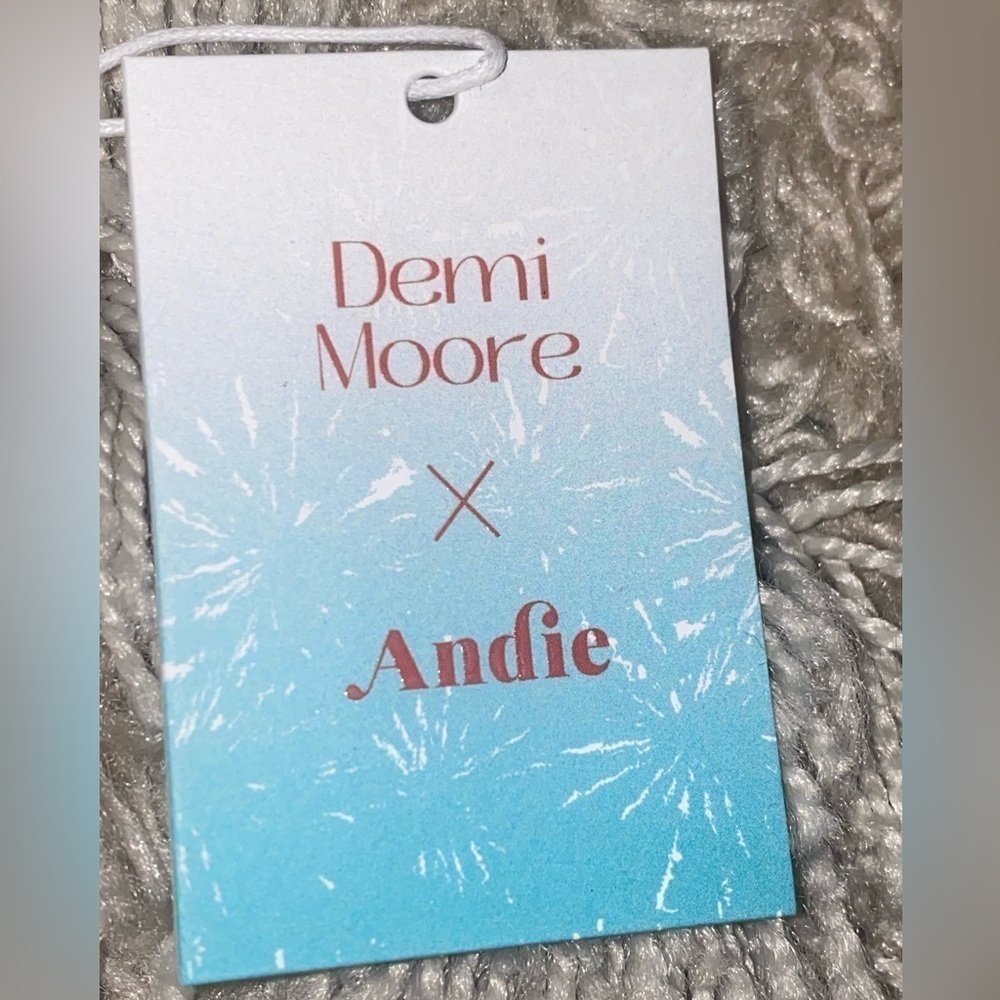 NWT Andie x Demi Moore Swim The Cannes Bottom Women’s Size Med Strappy White - Picture 6 of 10